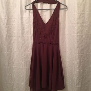 EUC-Charlotte Russe beautiful burgandy dress-Small